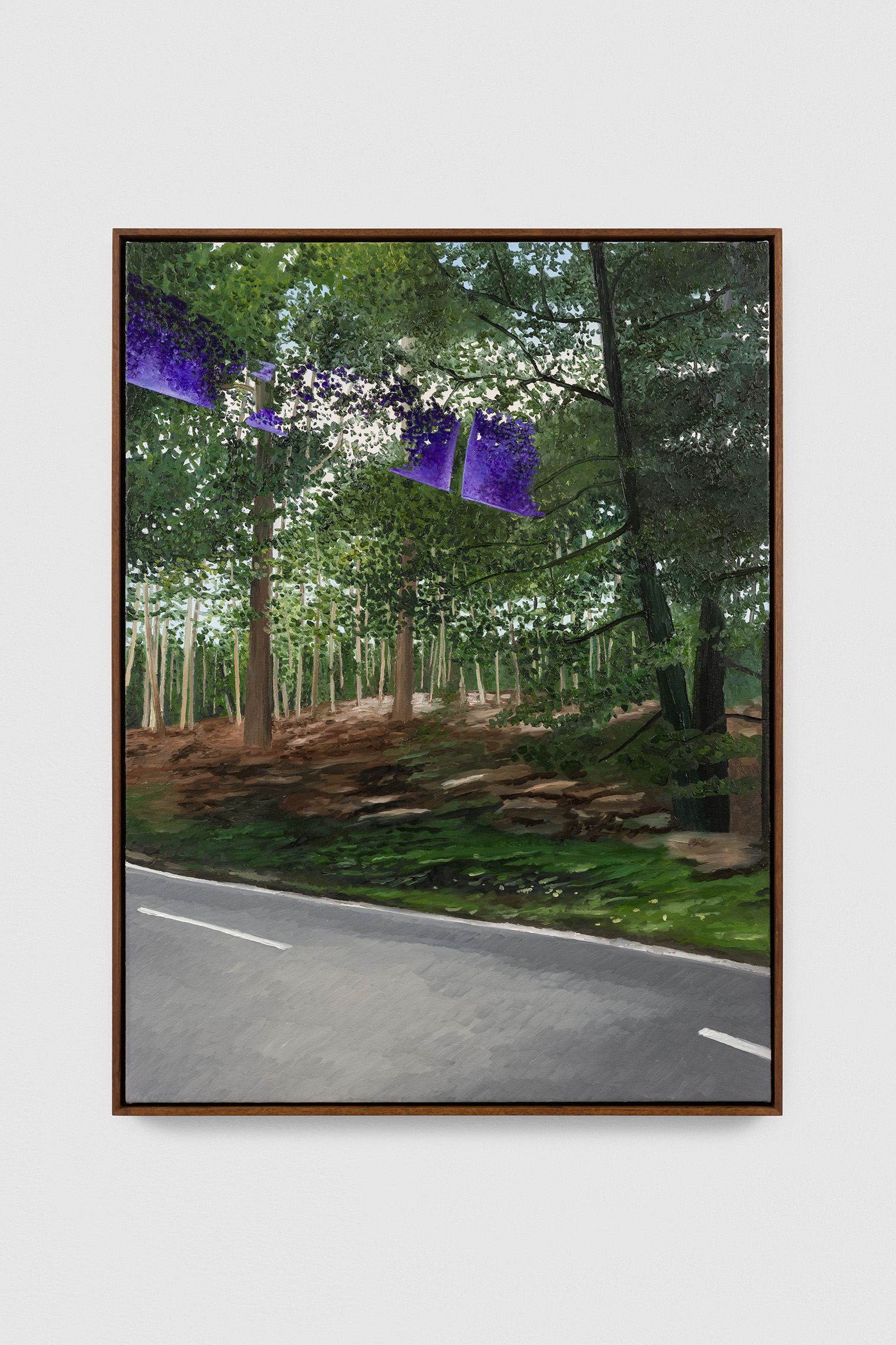 John Hodgkinson, <i>7/42</i>, 2025. Oil on canvas, 32 5/8 x 24 3/4 x 1 5/8 in (83 x 63 x 4 cm)